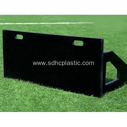 Football rebounder training board HDPE sheet